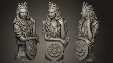 Busts and bas-reliefs of famous people (BUSTC_0401) 3D model for CNC machine